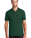 1001 NEA300 New Era  Venue Home Plate Polo Dark Green