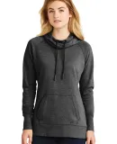 1001 LNEA510 New Era  Ladies Tri-Blend Fleece Pull Black Heather