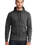 1001 NEA511 New Era  Tri-Blend Fleece Full-Zip Hoo Black Heather