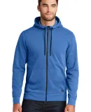 1001 NEA511 New Era  Tri-Blend Fleece Full-Zip Hoo Royal Heather