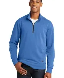 1001 NEA512 New Era  Tri-Blend Fleece 1/4-Zip Pull Royal Heather