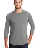 1001 NEA104 New Era  Heritage Blend 3/4-Sleeve Bas Shadow Grey He