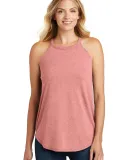 DT137L District Made  Ladies Perfect Tri  Rocker T in Blush frost