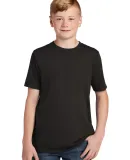 DT130Y District Made  Youth Perfect Tri  Crew Tee Black