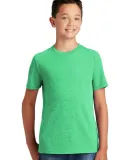 DT130Y District Made  Youth Perfect Tri  Crew Tee Green Frost