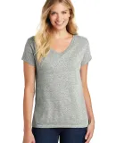 DM465A District Made  Ladies Cosmic V-Neck Tee Grey Astro
