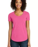 238 DT6401 District Juniors Scoop Neck Very Import Fuchsia Frost