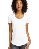 238 DT6401 District Juniors Scoop Neck Very Import White