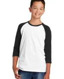 238 DT6210Y District  Youth Very Important Tee  3/ Black/White