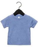 3413B Bella + Canvas Triblend Baby Short Sleeve Te in Blue triblend