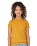 3413Y Bella + Canvas Youth Triblend Jersey Short S in Mustard triblend