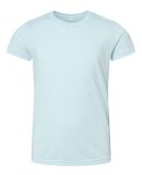 3413Y Bella + Canvas Youth Triblend Jersey Short S in Ice blue triblnd