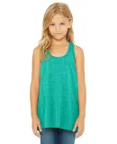 8800Y Bella + Canvas Youth Flowy RacerbackTank TEAL