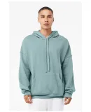 3729 Bella + Canvas Unisex Sponge Fleece Hoodie in Hthr blue lagoon