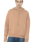 3729 Bella + Canvas Unisex Sponge Fleece Hoodie in Peach