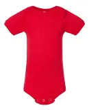 100B Bella + Canvas Baby Short Sleeve Onesie in Red