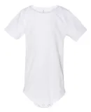 100B Bella + Canvas Baby Short Sleeve Onesie in White