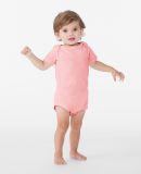 100B Bella + Canvas Baby Short Sleeve Onesie in Pink