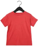 3413T Bella + Canvas Toddler Triblend Short Sleeve in Red triblend