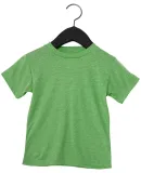 3413T Bella + Canvas Toddler Triblend Short Sleeve in Green triblend