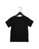 3413T Bella + Canvas Toddler Triblend Short Sleeve in Solid blk trblnd