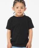 3413T Bella + Canvas Toddler Triblend Short Sleeve in Solid black triblend