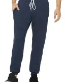 3727 Bella + Canvas Unisex Sponge Fleece Jogger Sw in Heather navy