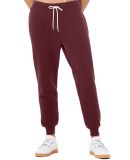 3727 Bella + Canvas Unisex Sponge Fleece Jogger Sw in Maroon