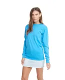 Next Level 7451 Inspired Dye Long Sleeve Pocket Cr in Ocean