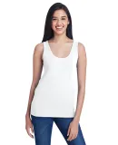 49 2420L Women's Stretch Tank in White