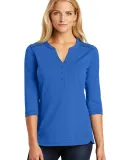 250 LOG132 OGIO  Ladies Fuse Henley Optic Blue