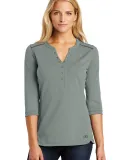 250 LOG132 OGIO  Ladies Fuse Henley Rogue Grey