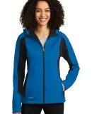 240 EB543 Eddie Bauer Ladies Trail Soft Shell Jack Exped Blue/Blk