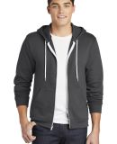 F497 American Apparel Flex Fleece Zip Hoody in Asphalt