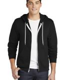 F497 American Apparel Flex Fleece Zip Hoody in Black