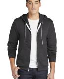 F497 American Apparel Flex Fleece Zip Hoody in Dark hthr grey