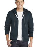 F497 American Apparel Flex Fleece Zip Hoody in Sea blue