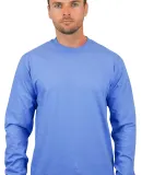 Gildan H400 Hammer Long Sleeve T-Shirt in Flo blue