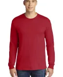 Gildan H400 Hammer Long Sleeve T-Shirt in Sprt scarlet red