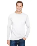 301 3055 Union-Made Long Sleeve T-Shirt with a Poc in White