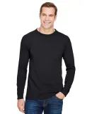 301 3055 Union-Made Long Sleeve T-Shirt with a Poc in Black