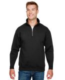 301 920 USA-Made Quarter-Zip Pullover Sweatshirt in Black