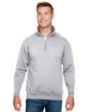 301 920 USA-Made Quarter-Zip Pullover Sweatshirt in Dark ash