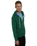 301 875 Unisex Full Zip Fleece Hoodie Hunter Green