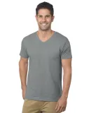 301 5025 V-Neck in Dark ash