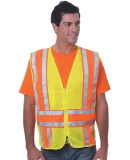 301 3787 ANSI Safety Mesh Vest Lime Green