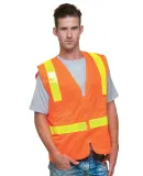 301 3786 ANSI Solid Surveyor's Vest Class 2 Orange