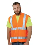 301 3789 USA Made Economy Class 2 ANSI Vest Orange