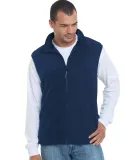 301 1120 Full Zip Fleece Vest Navy