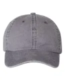 Mega Cap 7601 Pigment Dyed Cotton Twill Cap in Grey